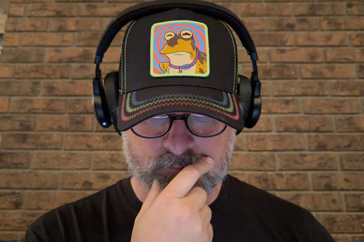 Customer photo review of OVERLORD X Futurama: Hypnotoad Trucker Cap