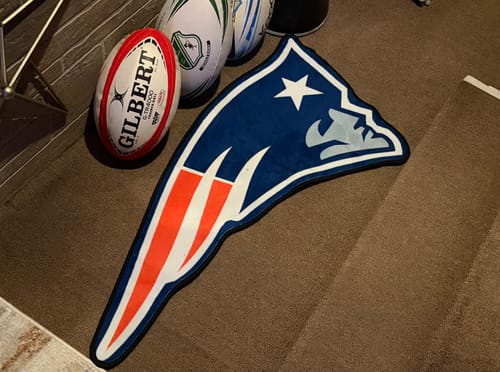 Customer photo review of New England Patriots Rug