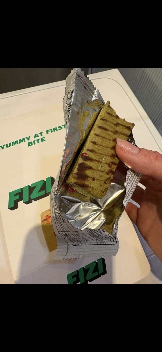 Customer photo review of MATCHA + RASPBERRY 10 szt