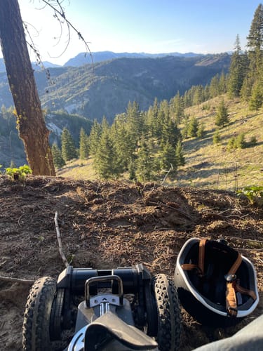 Customer photo review of Exway Electric Skateboard Footrest