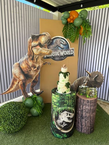 Customer photo review of 3x7ft Party Backdrop Stand Party Decor Baby Shower Birthday Rectangular Wall Stand