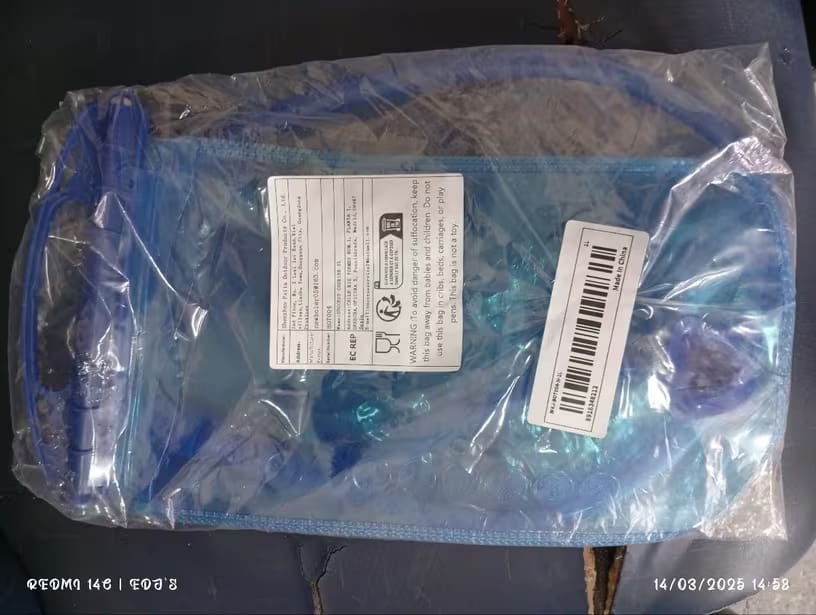 Customer photo review of BPA-Free Hydration Bladder Water Reservoir (51oz/68oz/101oz)