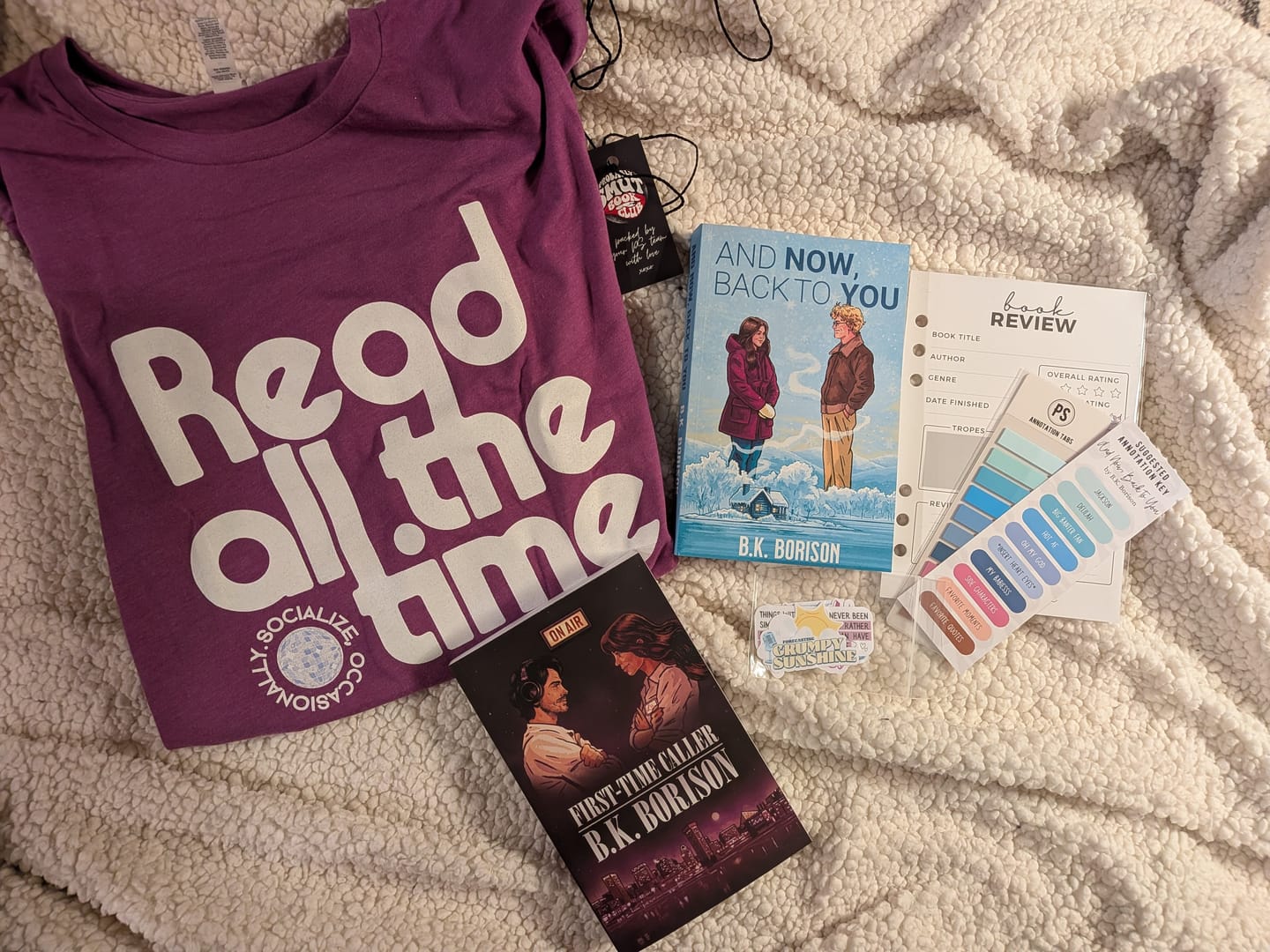 Customer photo review of First-Time Caller by B.K. Borison