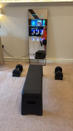 Customer photo review of MAGIC AI: Fitness Smart Mirror