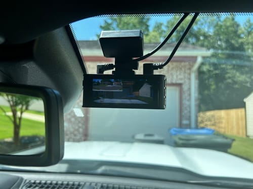 Customer photo review of REDTIGER F7NP Dash Cam Front Rear, STARVIS 2 Sensor, 5.8GHz WiFi-20MB/s Fast Download, Dash Camera for Cars with GPS, HDR Night Vision, 170°Wide Angle, 24H Parking Mode