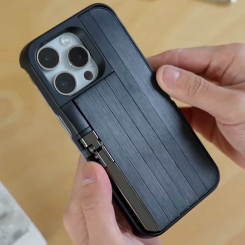 Customer photo review of iPhone Case with Built In Selfie Stick
