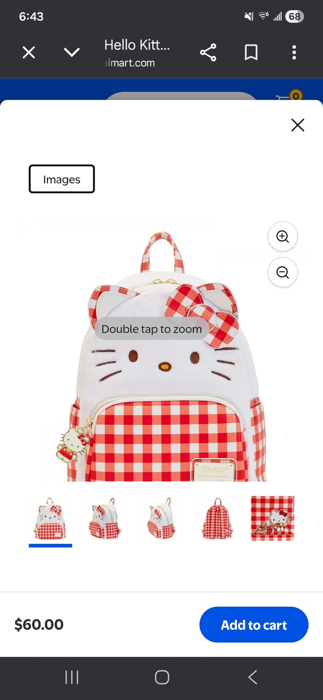 Customer photo review of Loungefly Mini Backpack Mystery Box