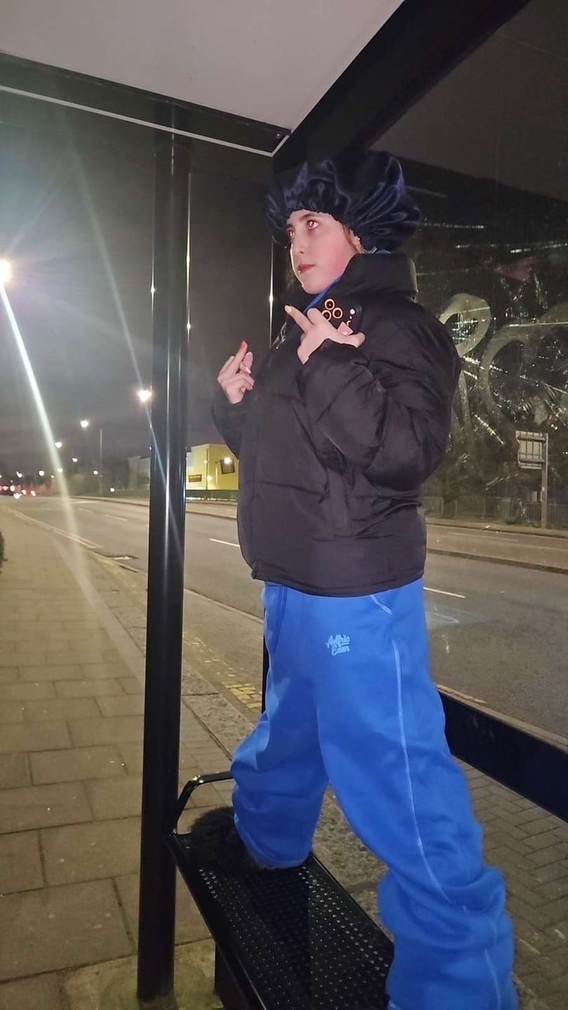 Customer photo review of Soufflé Baggy Hoodie Sets