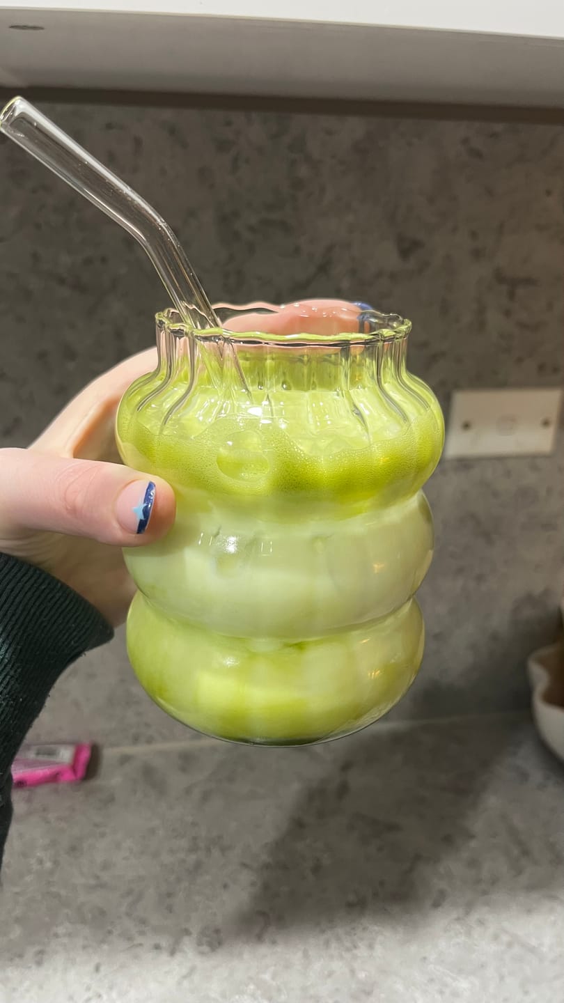 Customer photo review of Original Matcha Latte