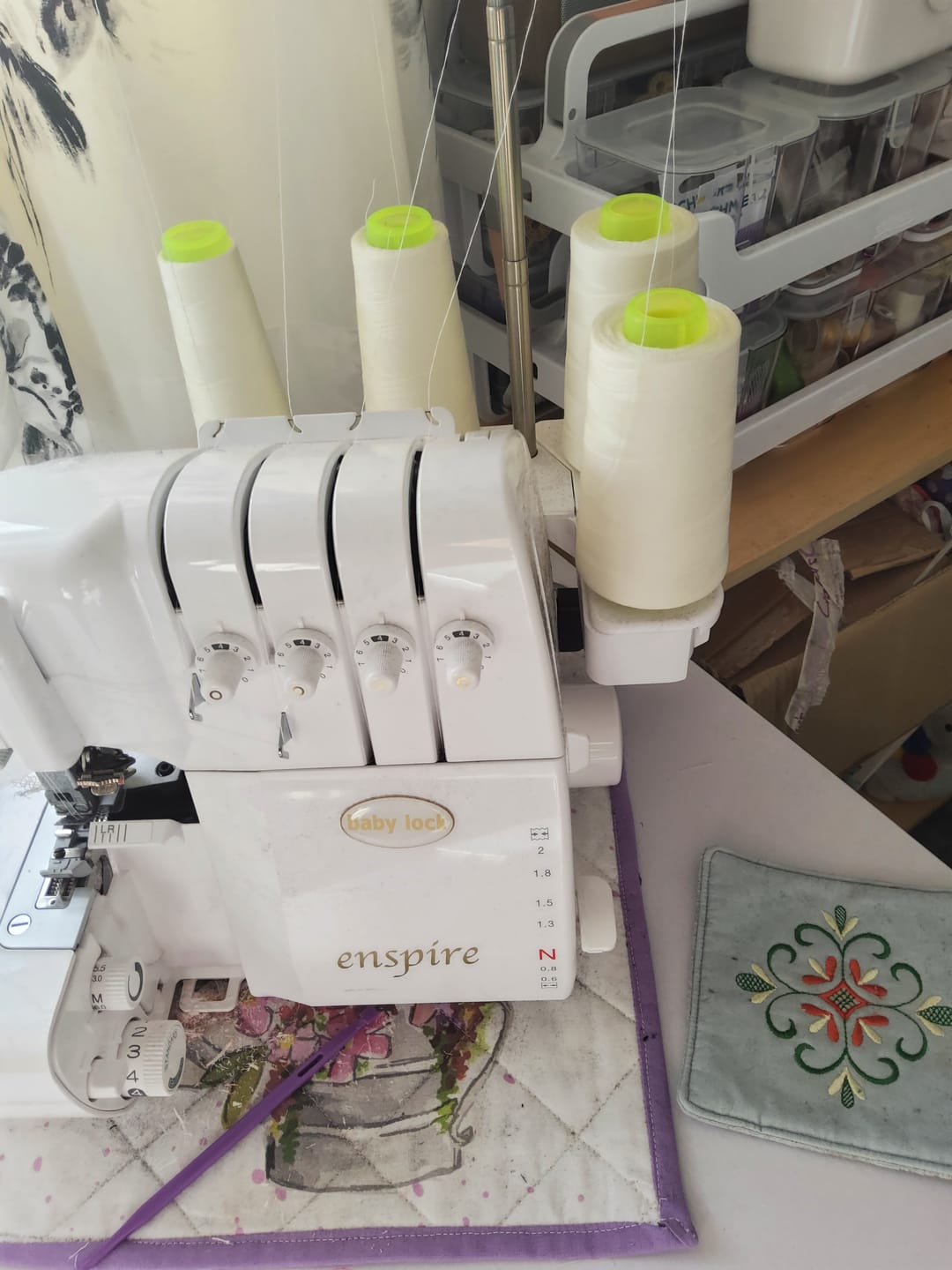 Customer photo review of Overlocking Thread - 3000 Yards