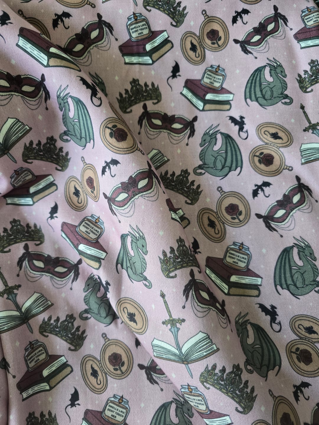 Customer photo review of Print Your Own Pattern on Fabric – Multiple Fabric Options, Sold by Metre