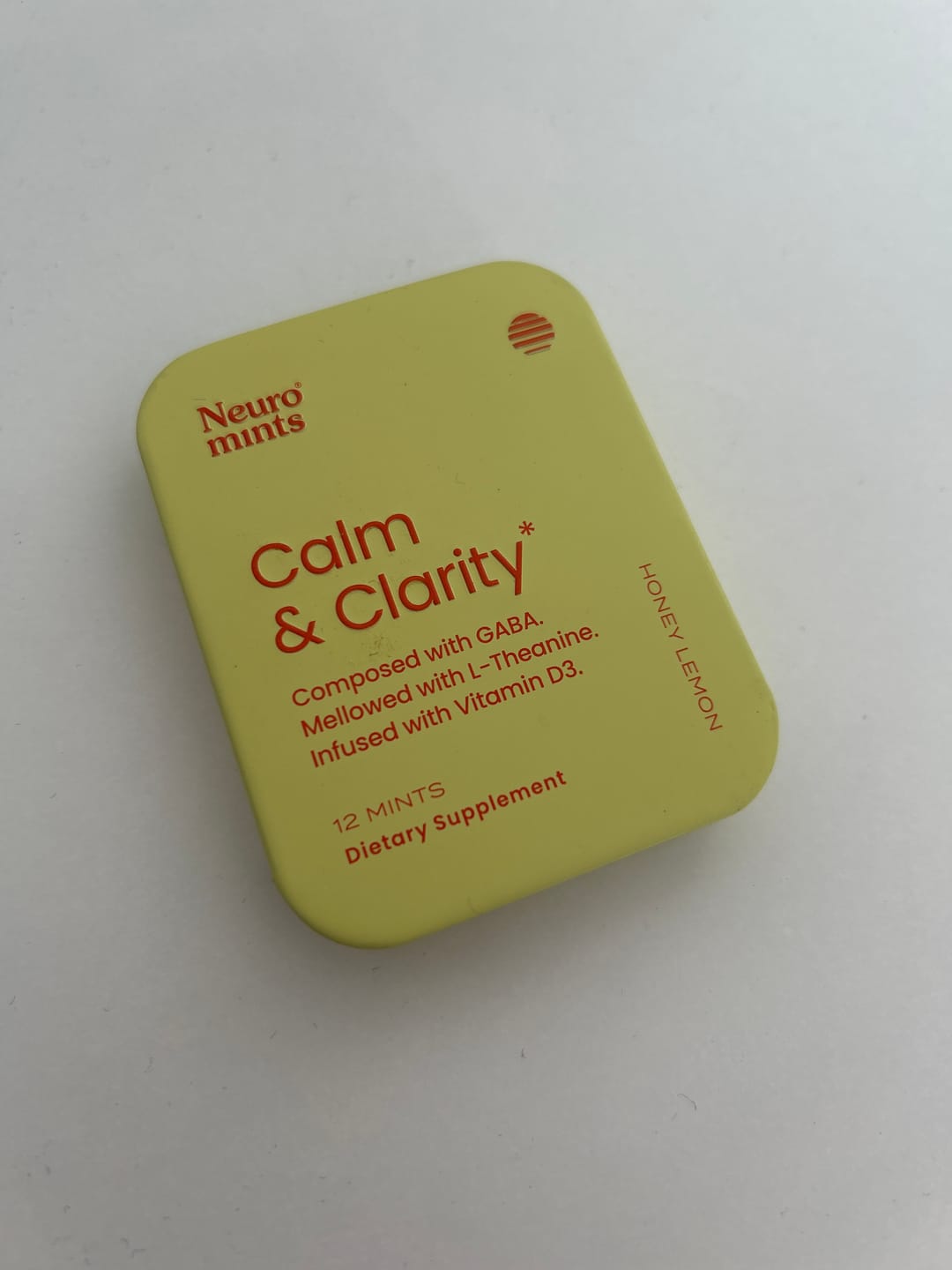 Customer photo review of Calm & Clarity Mints