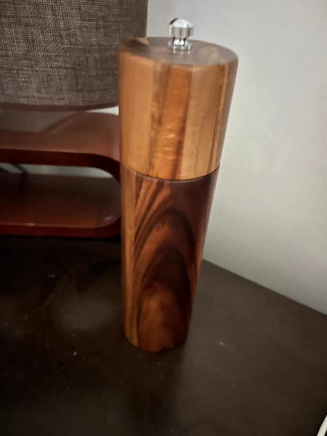 Customer photo review of Acacia Wood Salt and Pepper Grinders