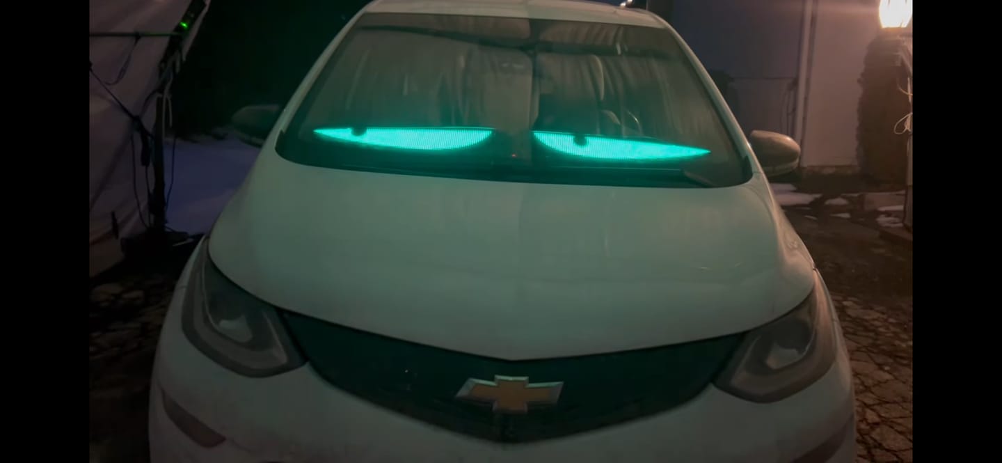 Customer photo review of Electra Eyes - LED Animated Eyes