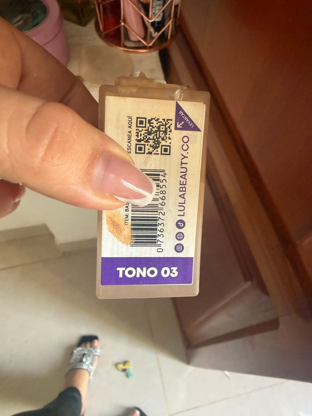 Customer photo review of BASE LÍQUIDA MATE