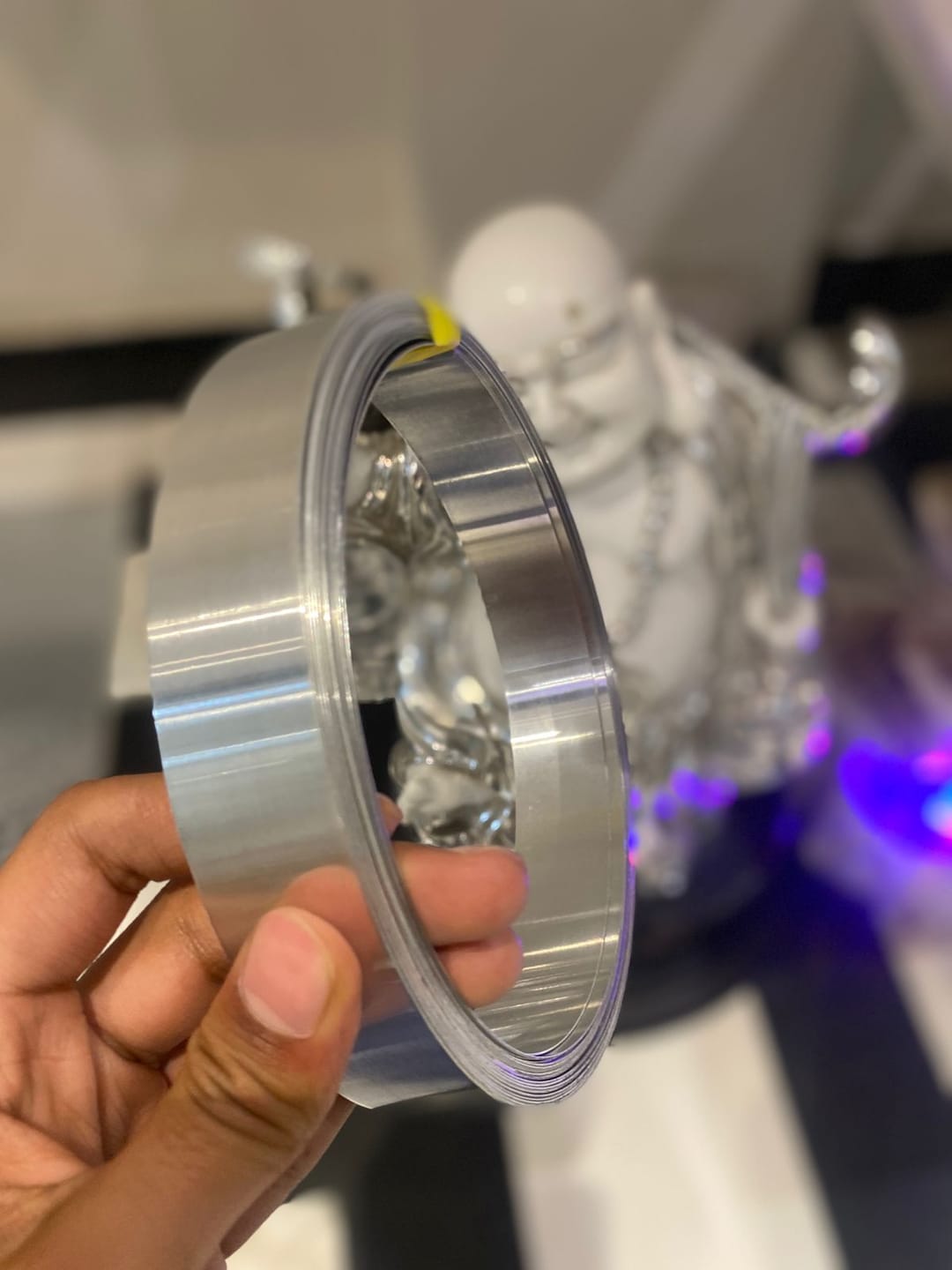 Customer photo review of High-Grade Aluminium Metal Strip – Vastu Remedy for North-West Bathroom & Staircase Corrections | Ideal for Walls, Floors & Lightweight Installations | 0.5 & 1 mm Thickness | 8-100 Ft Lengths