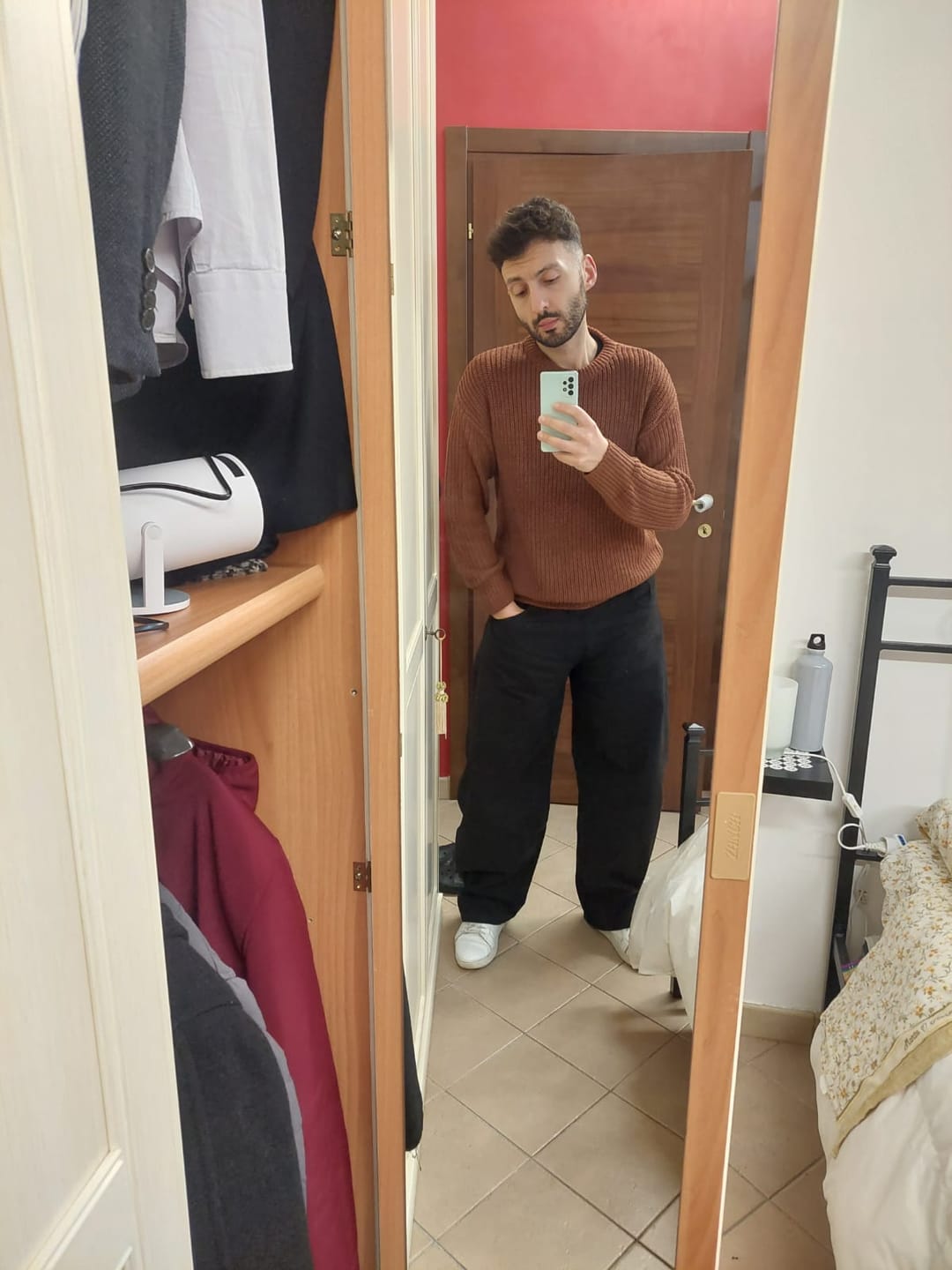 Customer photo review of Balloon Bull Pants Dark Chocolate