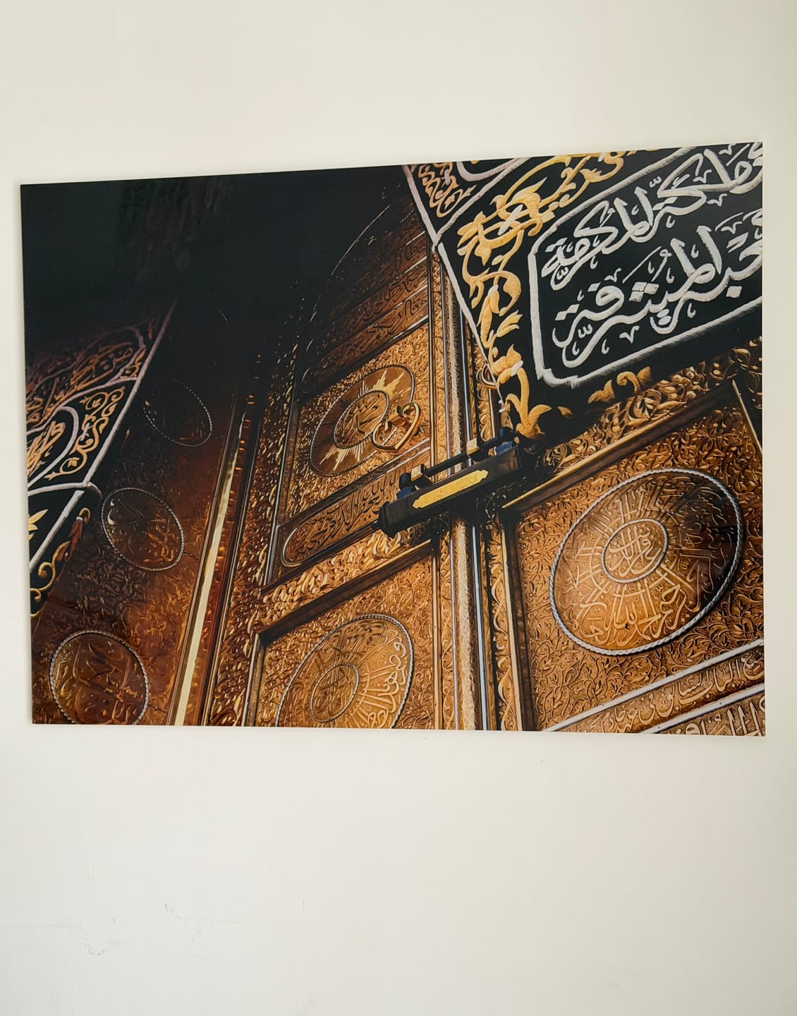 Customer photo review of Golden Kaabadoor - Leinwand/Acrylglas