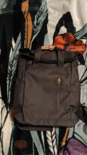 Customer photo review of Mochila Rolltop Impermeável