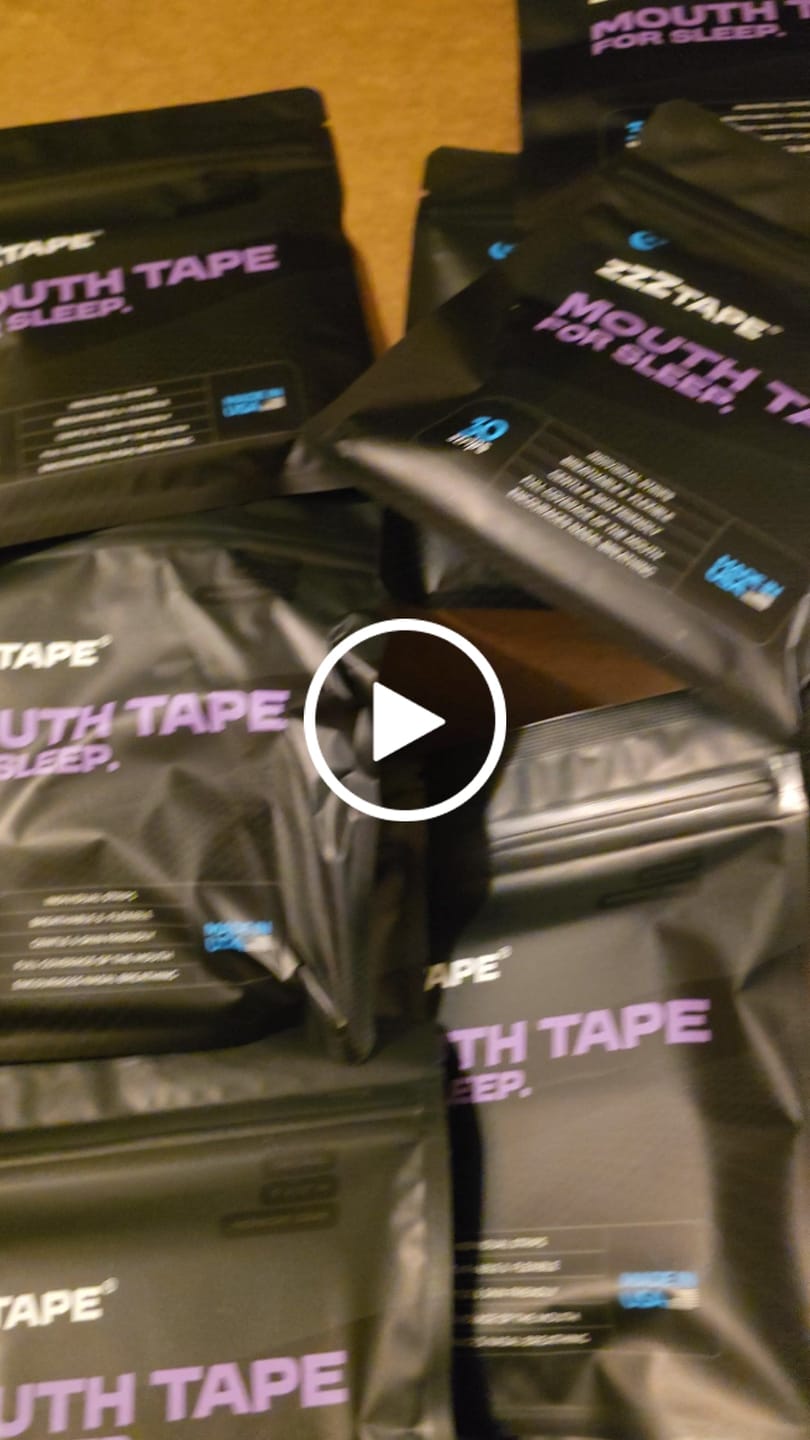 Customer video review of ZzzTape - Mouth Tape