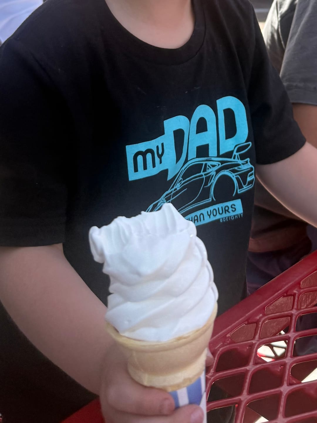 Customer photo review of 80Eighty® Youth FastDad Shirt