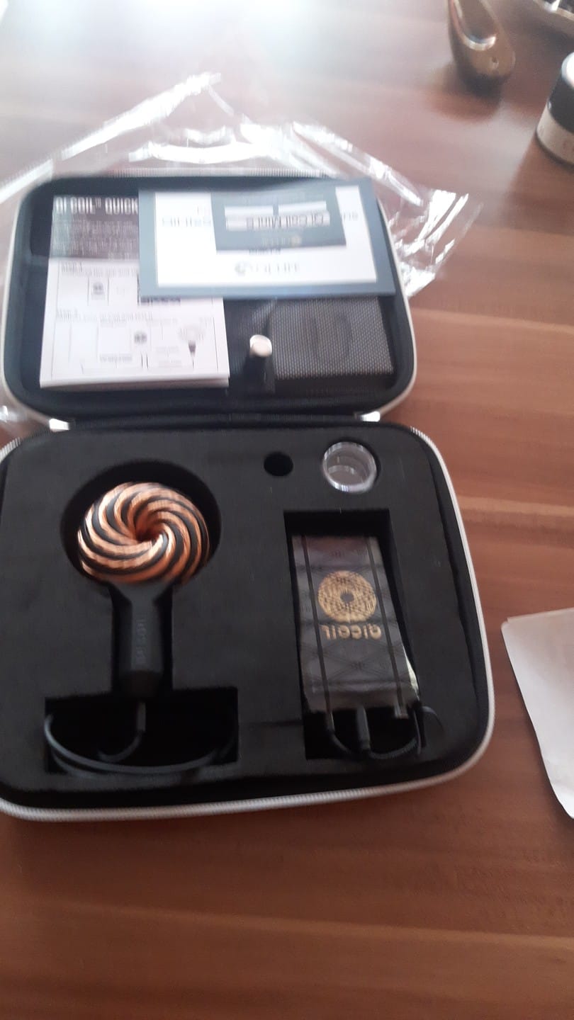 Customer photo review of Qi Coil™ Mini System - Mobile Rife & PEMF Therapy