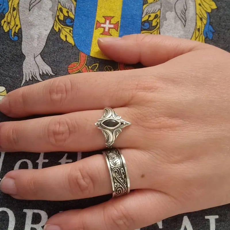 Customer photo review of Victorian Gothic ring