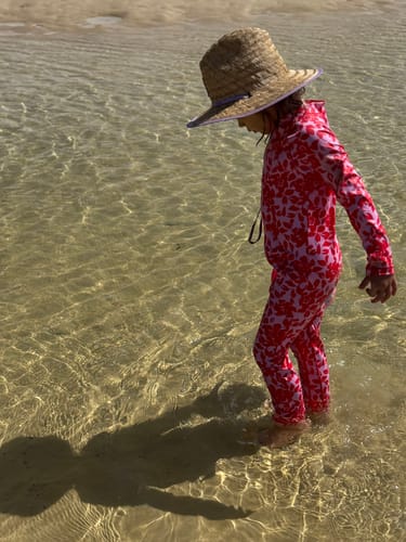 Customer photo review of SIDNEY FULL COVERAGE KIDS SWIM SUIT - EVERYTHING'S ROSIE