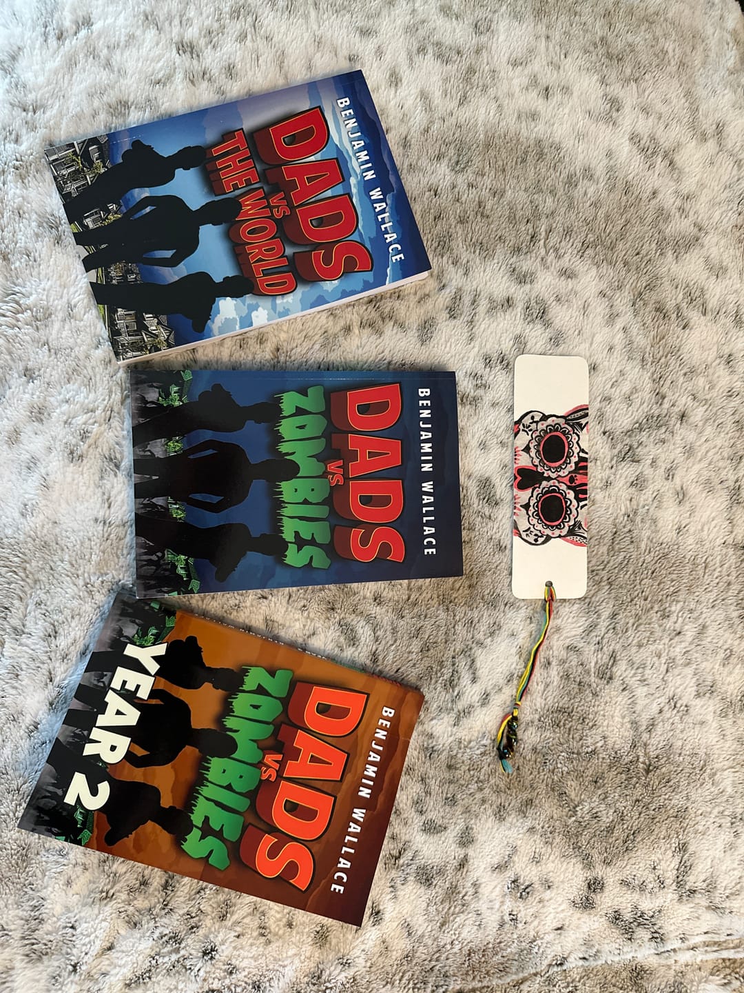 Customer photo review of The Complete Dads vs. Series (Signed Paperbacks)
