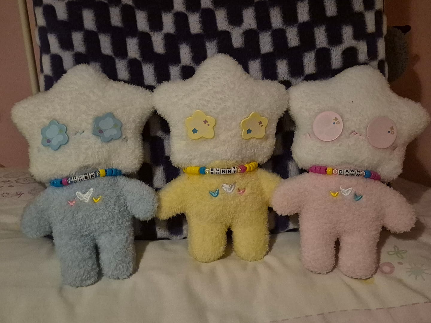 Customer photo review of Fluffy Star Baby Plushie PREORDER