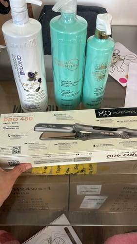 Customer photo review of Brazilian Essential + Organic Liss Blond e ganhe grátis MQ Pro 480