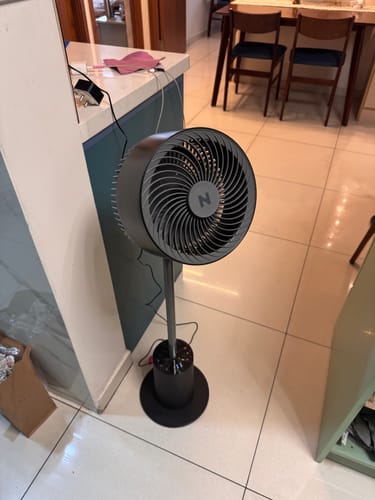 Customer photo review of HĀLO v2 | 3D Air Circulation Fan with Mood Lamp