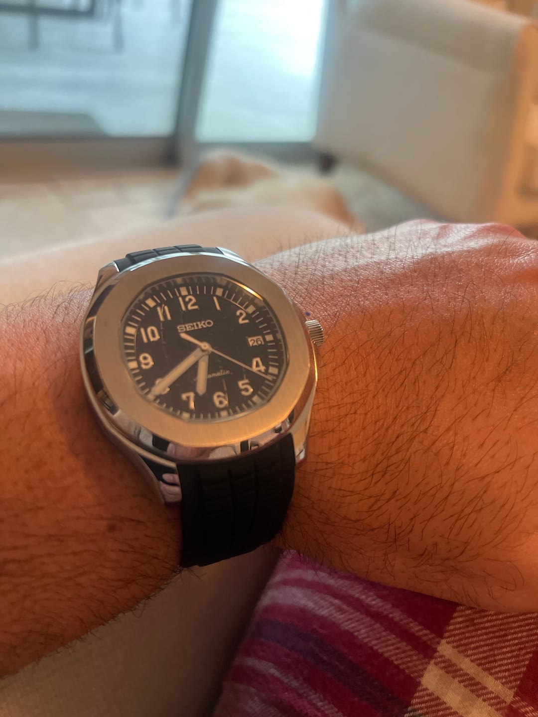 Customer photo review of Custom Seiko Aquanaut Inspired with Black Dial