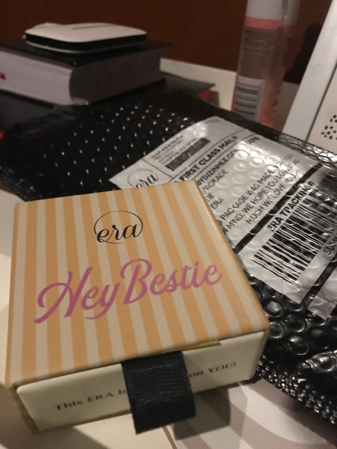 Customer photo review of Silver Era Logo Studs