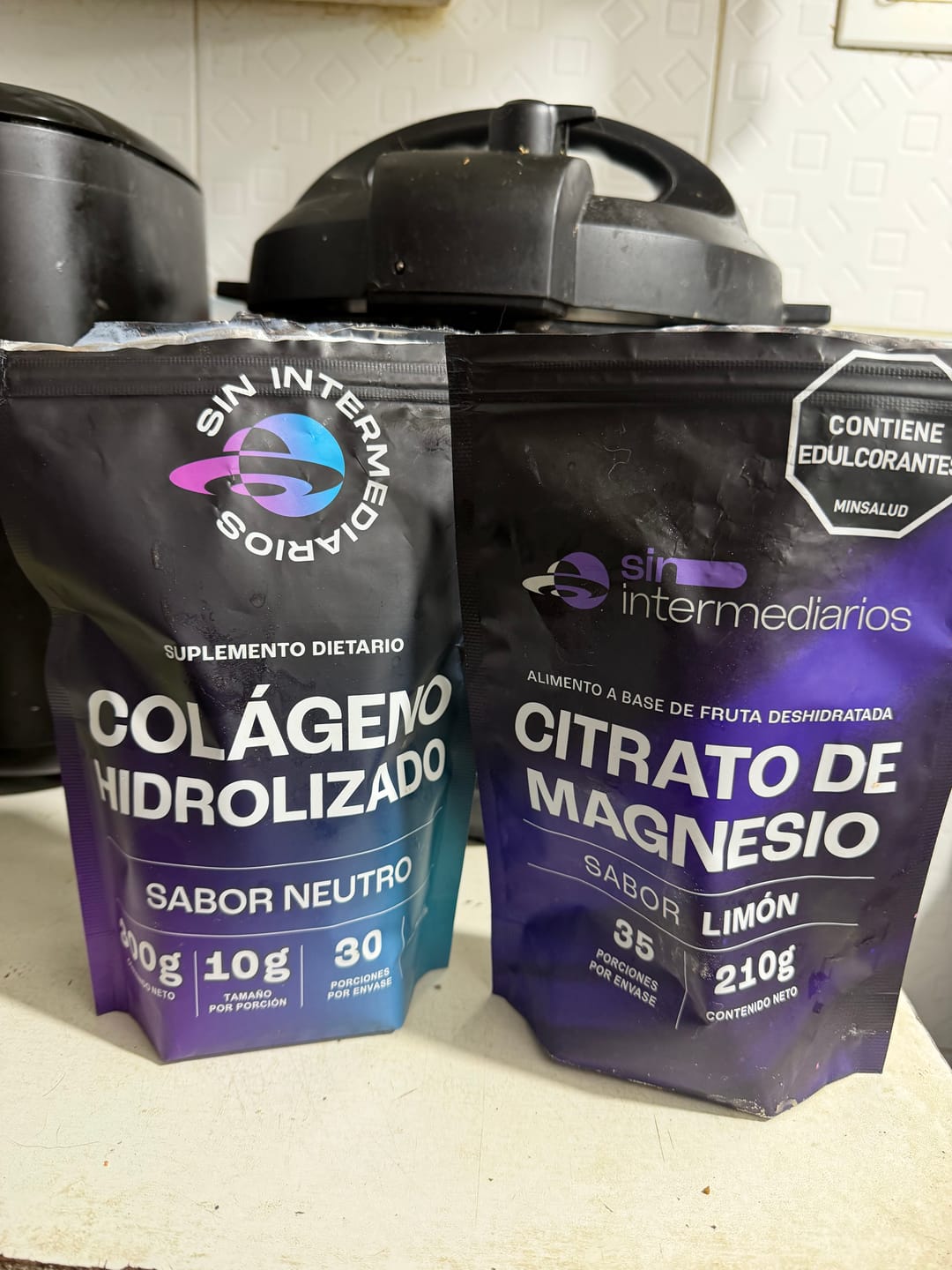 Customer photo review of Citrato de Magnesio - Sabor Limón
