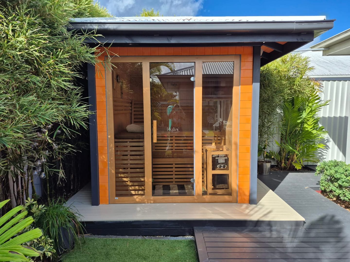Customer photo review of Kylin Traditional Steam Sauna Room 4 Person QD-EA4