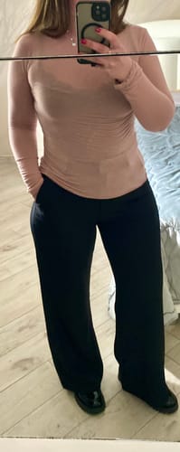 Customer photo review of Maglia leggera misto cachemire - rosa