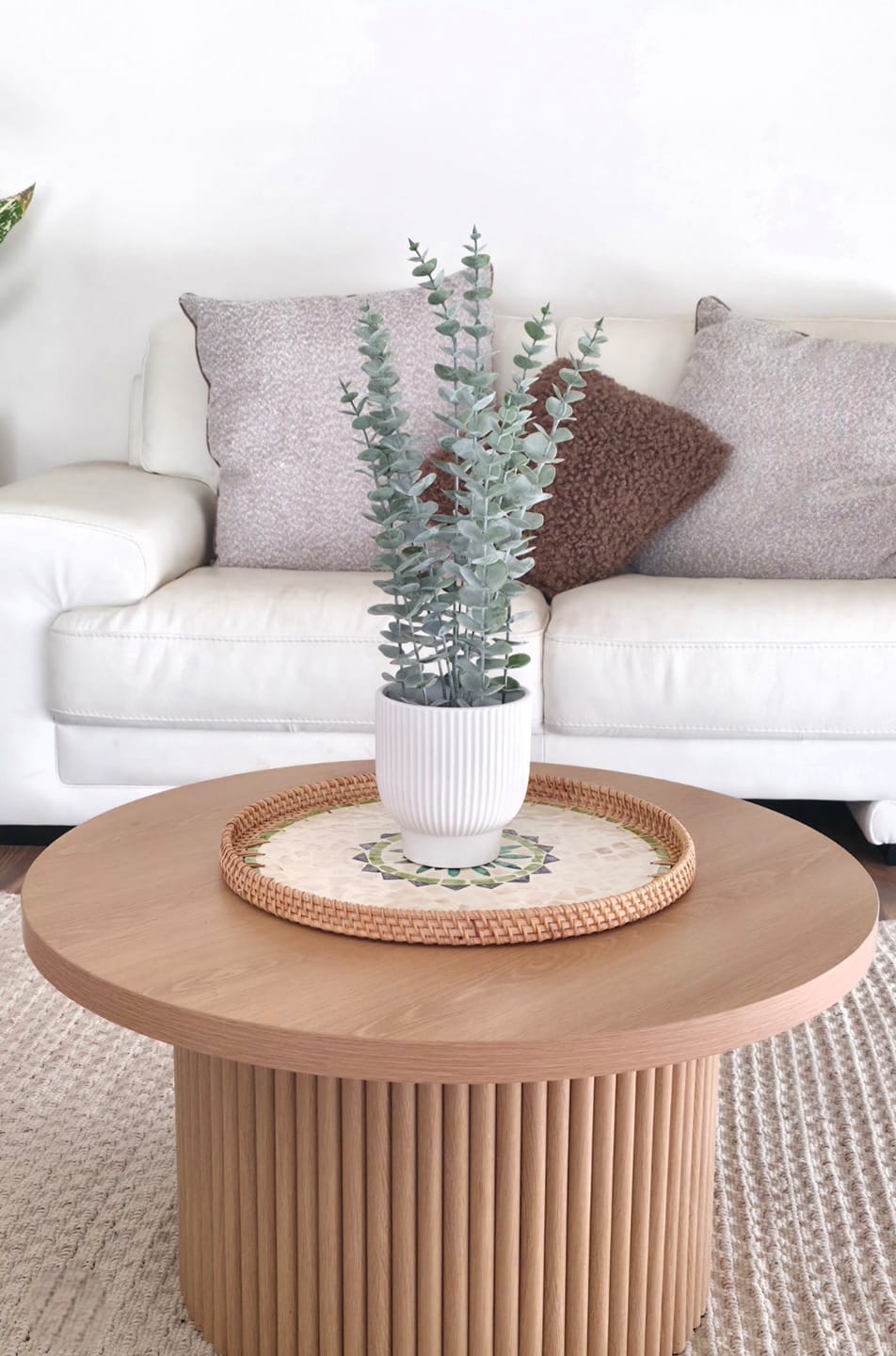 Customer photo review of Oasis Large Rattan Tray