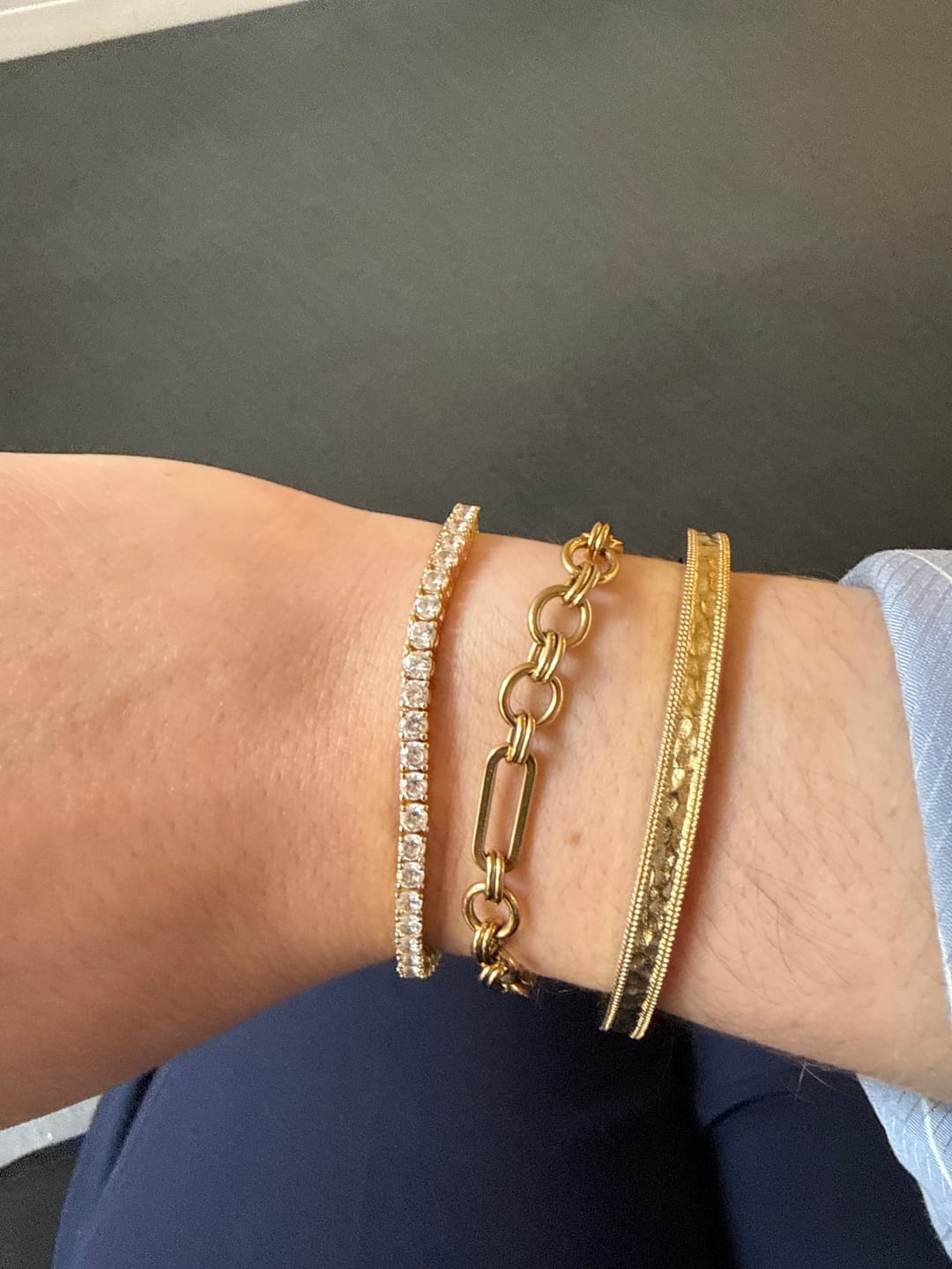 Customer photo review of Eternal Link Chain Bracelet