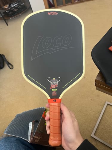 Customer photo review of (PRE-ORDER SHIPPING BETWEEN 3/19 and 3/25) The Loco 16mm Pickleball Paddle- Hybrid