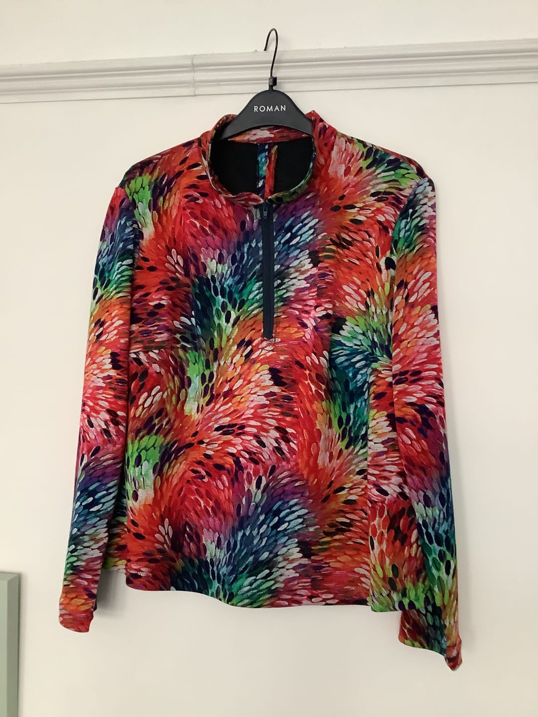 Customer photo review of Multicolour Burst Digital Modal-Touch Jersey Fabric