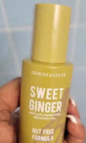 Customer photo review of [Nut-Free] Sweet Ginger Dry Oil for Sensitive Skin