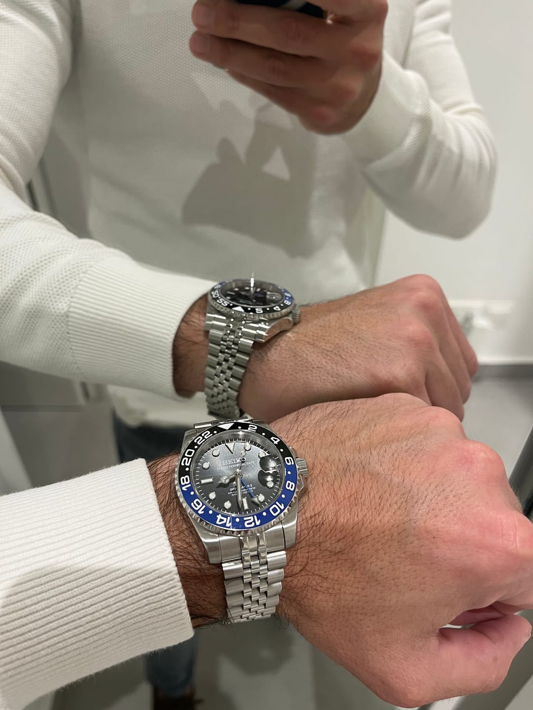 Customer photo review of Custom Seiko GMT 'Batman'