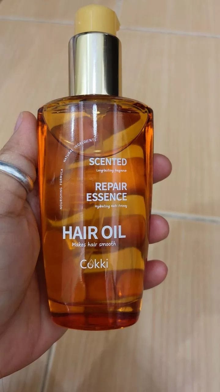 Customer photo review of Scented Repair Essence Hair Oil 100ml