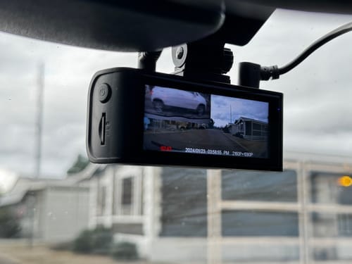 Customer photo review of REDTIGER F7NP Dash Cam Front Rear, STARVIS 2 Sensor, 5.8GHz WiFi-20MB/s Fast Download, Dash Camera for Cars with GPS, HDR Night Vision, 170°Wide Angle, 24H Parking Mode