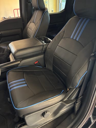 Customer photo review of Premium Custom-Fit Seat Covers
