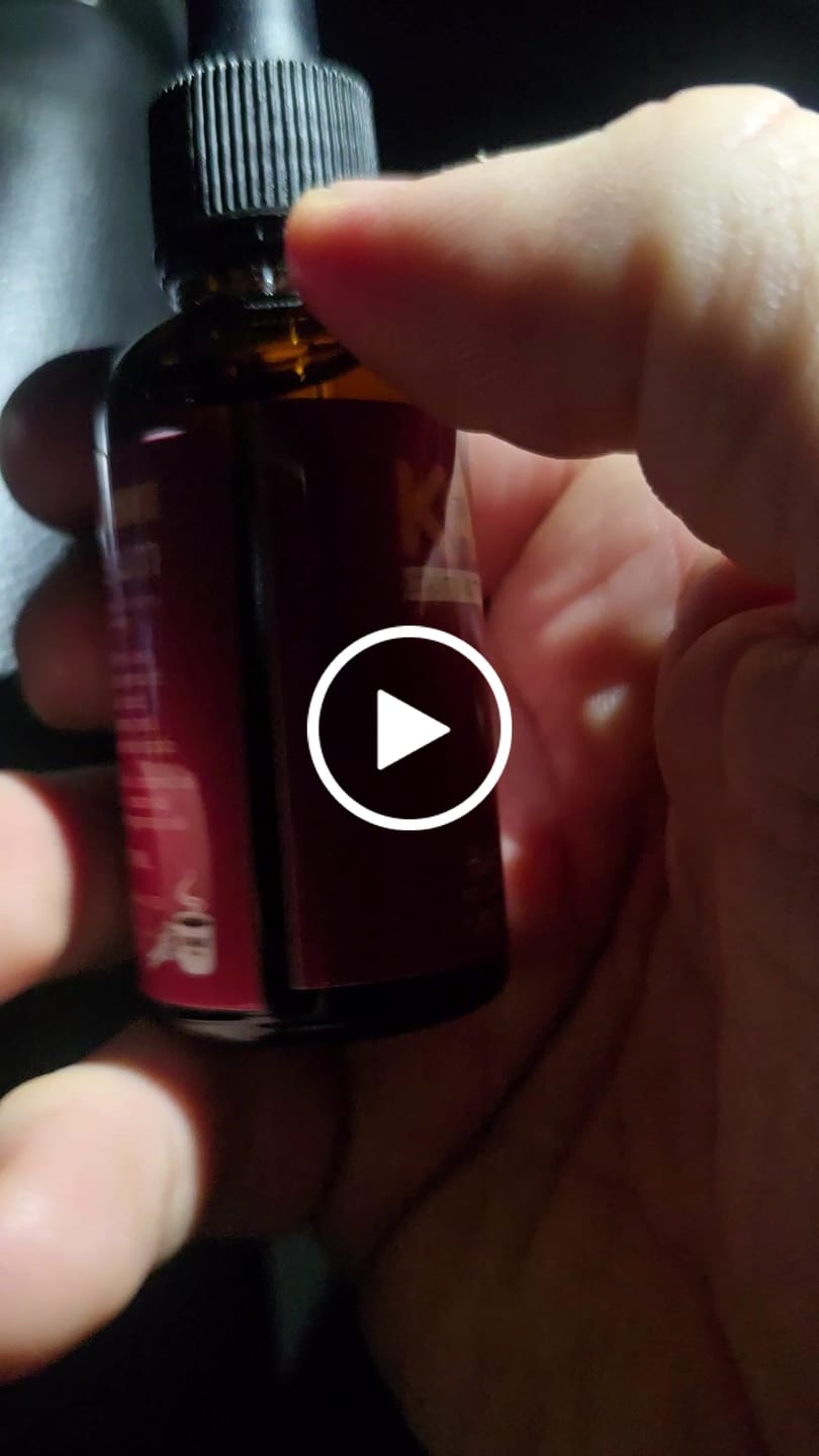 Customer video review of Cherry Almond Hair & Beard Serum for Men & Women | Hydrate & Shine