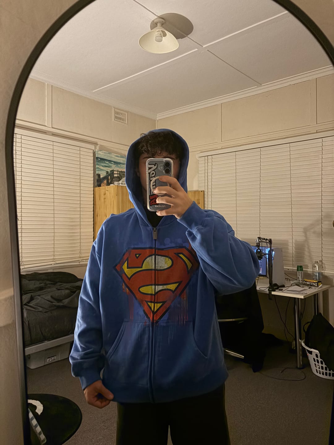 Customer photo review of 5011 - Superman Drip Zip-Ups