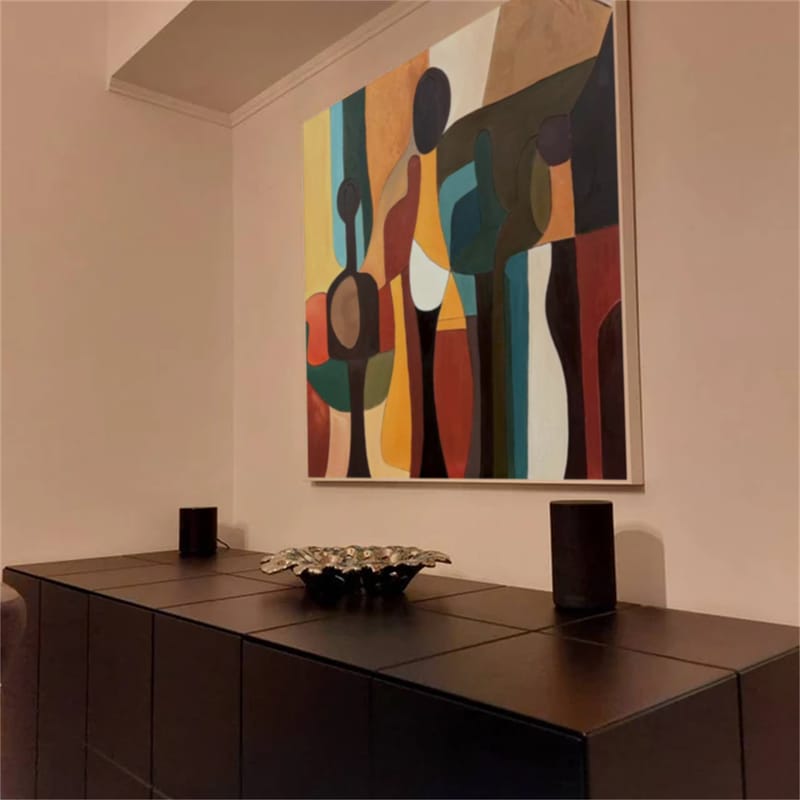 Customer photo review of Abstract Canvas Wall Art #AP291