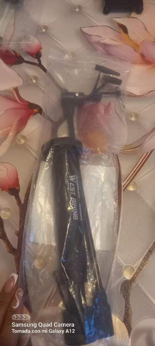 Customer photo review of Manuelle Standfahrradpumpe & Aufblasgerät 5,5 bar